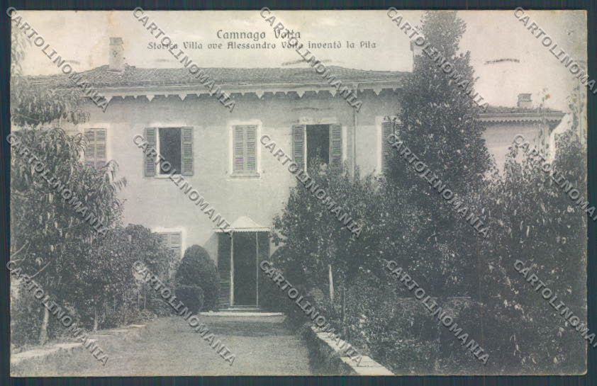 Como Camnago Volta STRAPPINO cartolina ZQ1916 – fronte