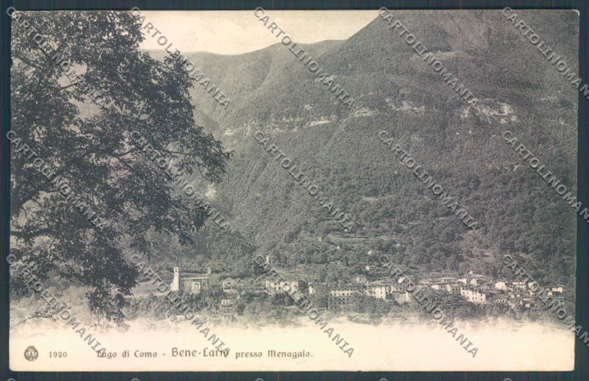 Como Bene Lario cartolina ZQ1922 – fronte