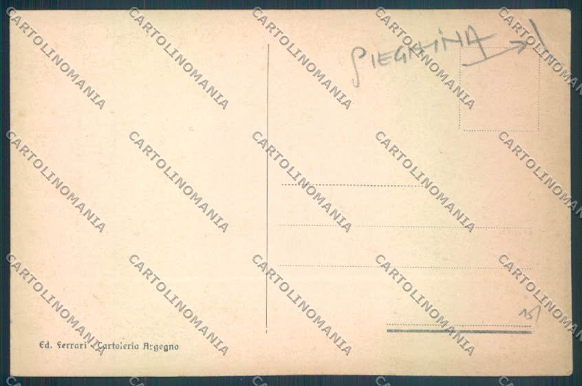 Como Castiglione d'Intelvi PIEGHINA cartolina ZQ1923 – retro