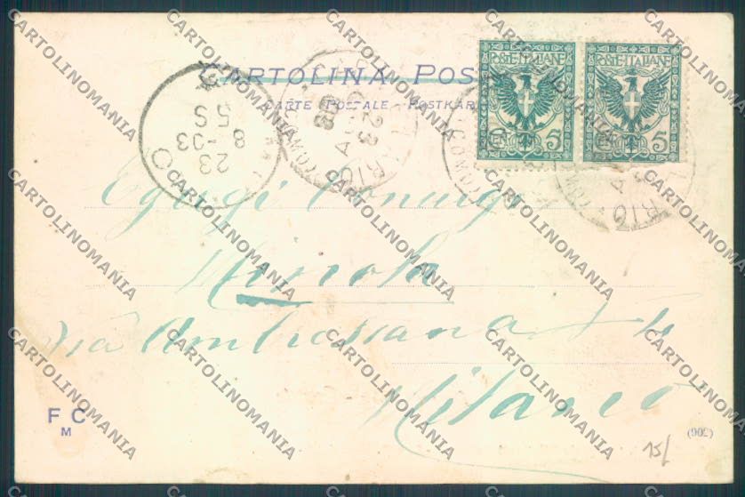 Como Carate cartolina ZQ1950 – retro