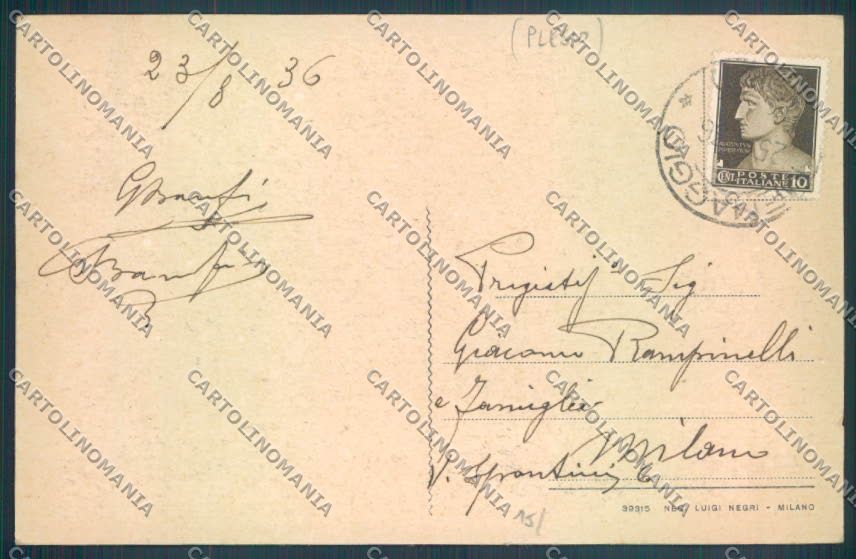 Como Plesio Maggino cartolina ZQ1951 – retro