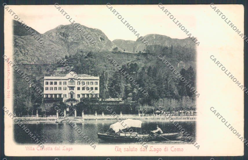 Como Tremezzo barca cartolina ZQ1954 – fronte