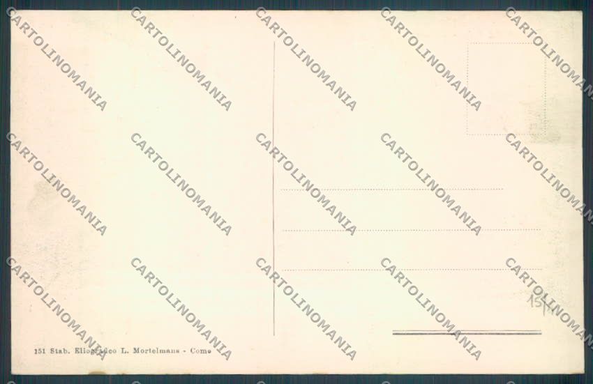 Como Cernobbio Tavernola cartolina ZQ1961 – retro