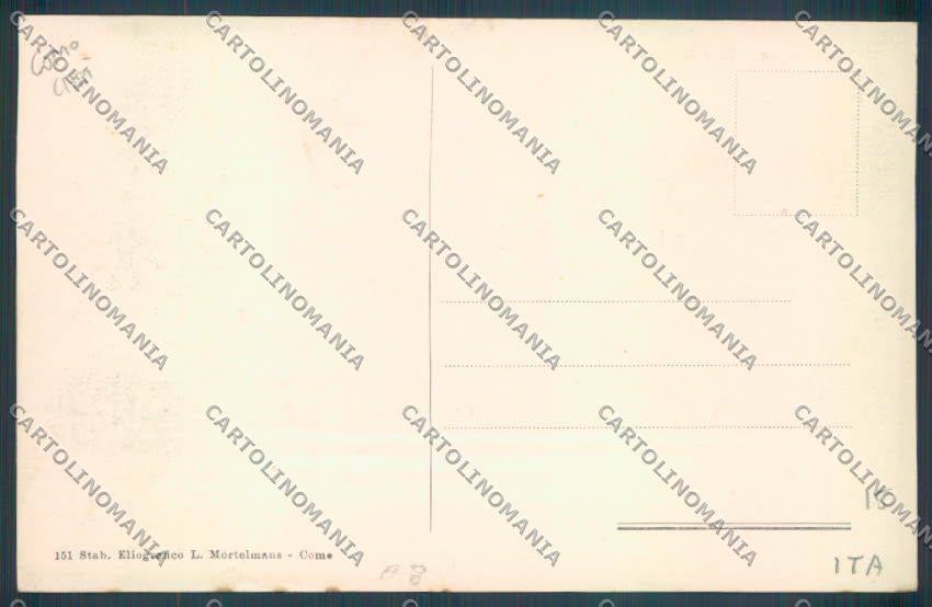 Como Cernobbio Tavernola cartolina ZQ1962 – retro