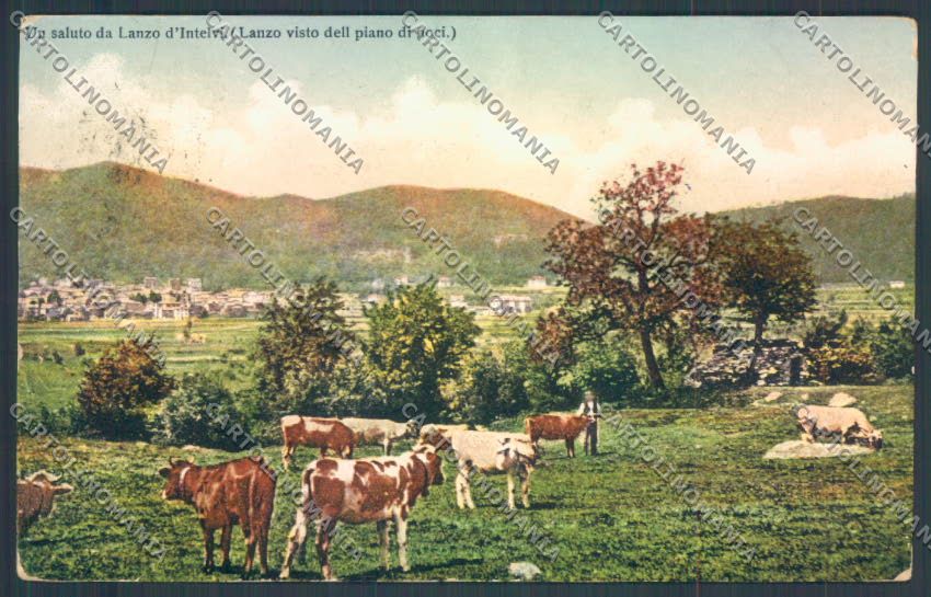 Como Lanzo d'Intelvi cartolina ZQ1964 – fronte