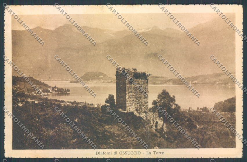 Como Ossuccio PIEGA cartolina ZQ1968 – fronte