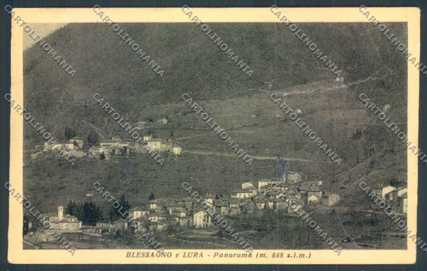 Como Blessagno Lura cartolina ZQ1972 – fronte
