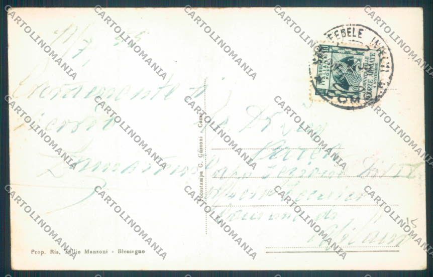 Como Blessagno Lura cartolina ZQ1972 – retro