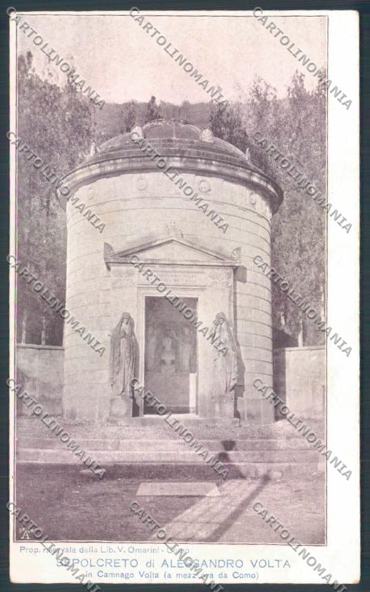 Como Camnago Volta Tomba Volta cartolina ZQ1983 – fronte