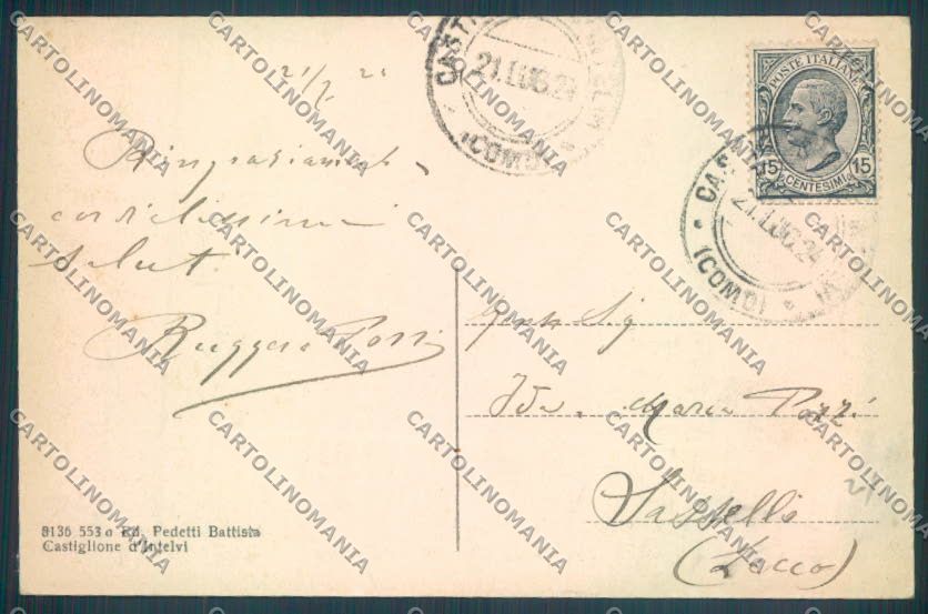 Como Castiglione d'Intelvi cartolina ZQ2005 – retro