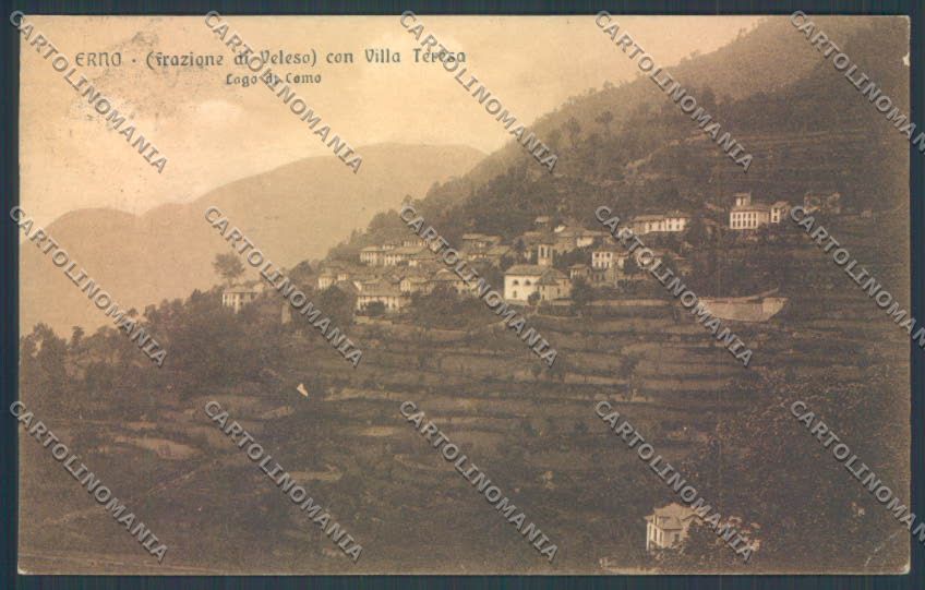 Como Veleso Erno cartolina ZQ2008 – fronte
