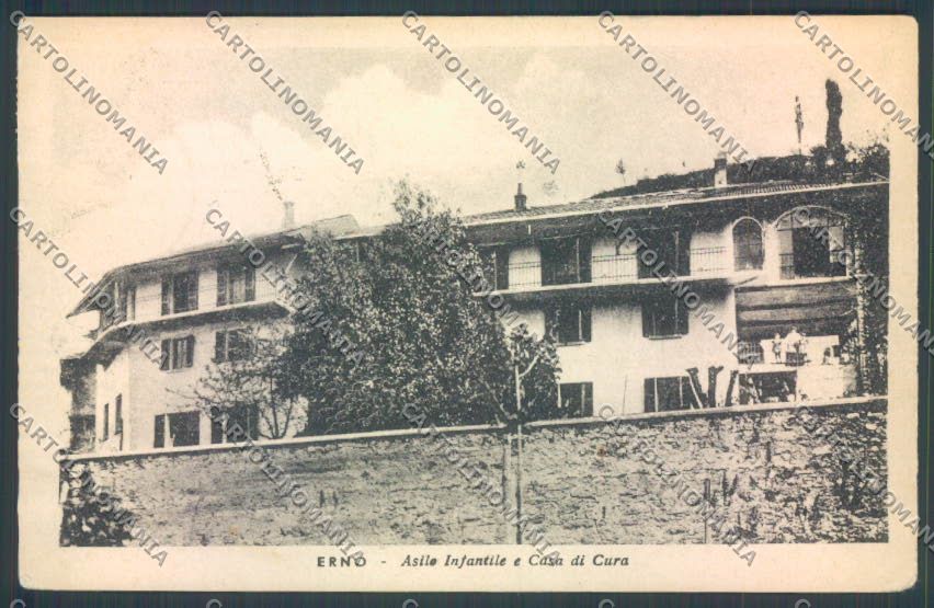 Como Veleso Erno Asilo cartolina ZQ2009 – fronte