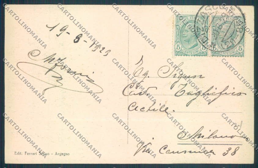 Como Dizzasco Muronico cartolina ZQ2013 – retro