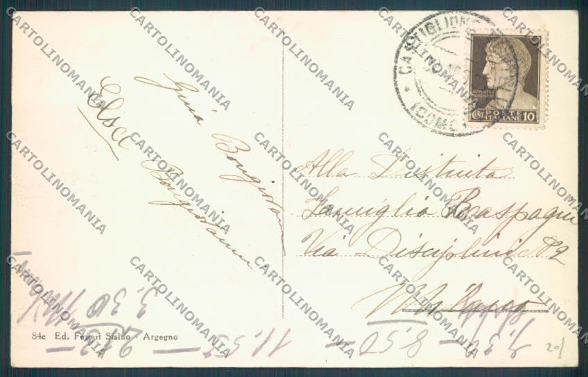 Como Montronio Montronio cartolina ZQ2020 – retro