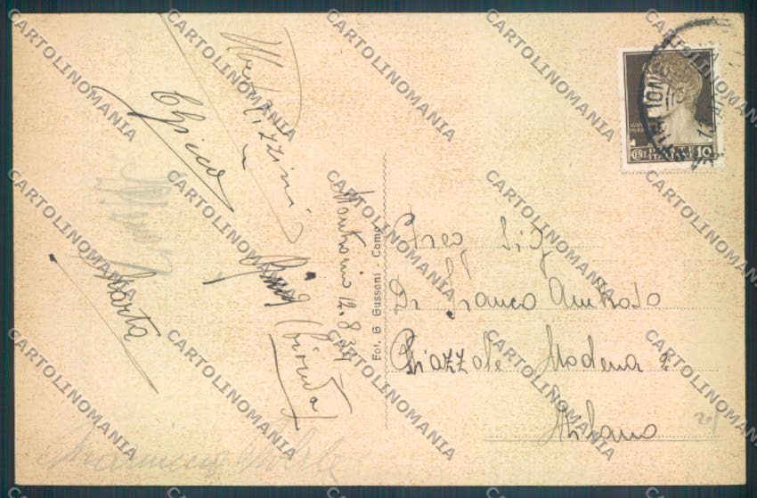 Como Montronio Montronio cartolina ZQ2021 – retro