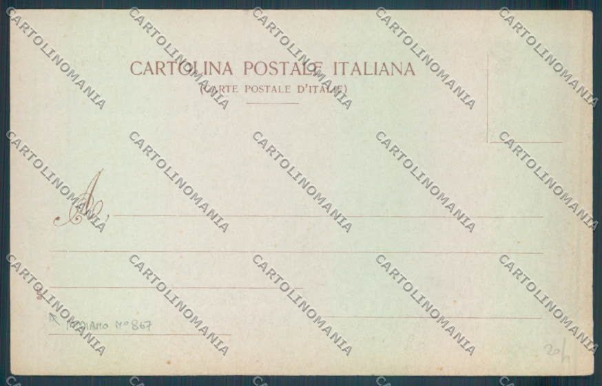 Como Varenna Barca cartolina ZQ2036 – retro