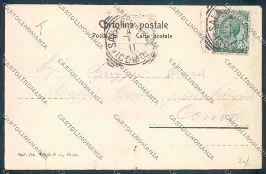 Como Colonno cartolina ZQ2041 – retro