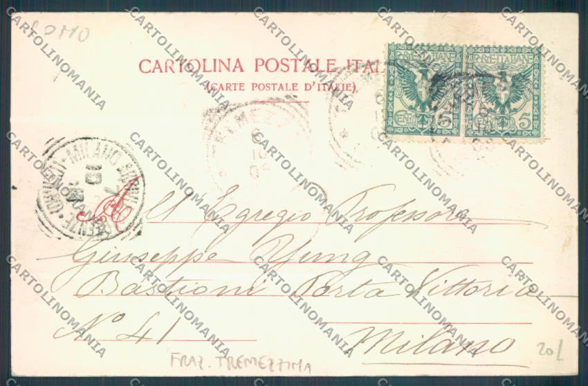 Como Tremezzo Bolvedro cartolina ZQ2044 – retro
