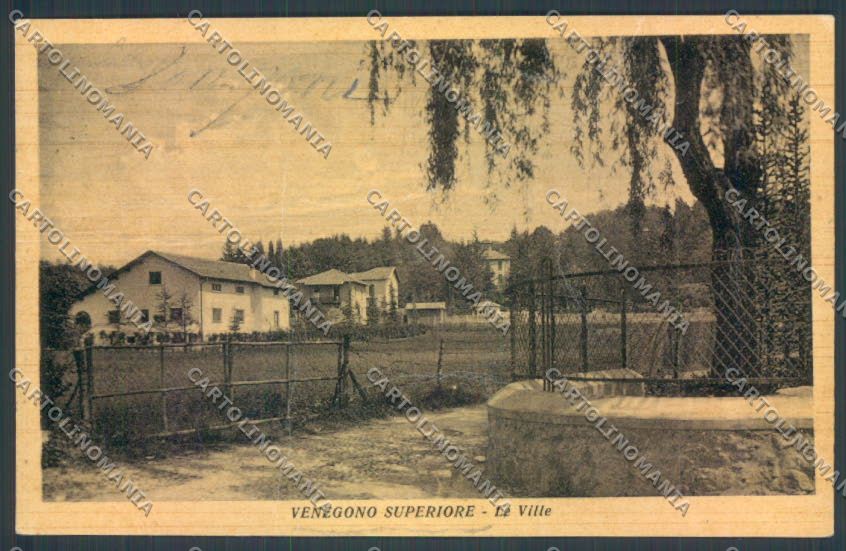 Varese Venegono Superiore PIEGA cartolina ZQ2074 – fronte