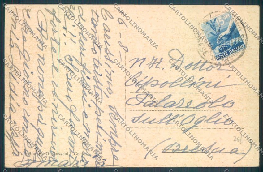 Varese Venegono Superiore PIEGA cartolina ZQ2074 – retro