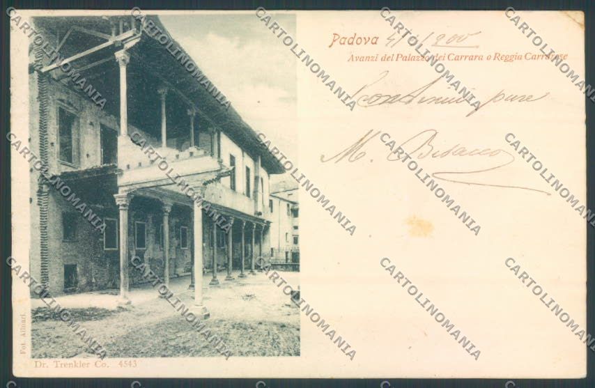 Padova Città PIEGHINA cartolina ZQ2087 – fronte