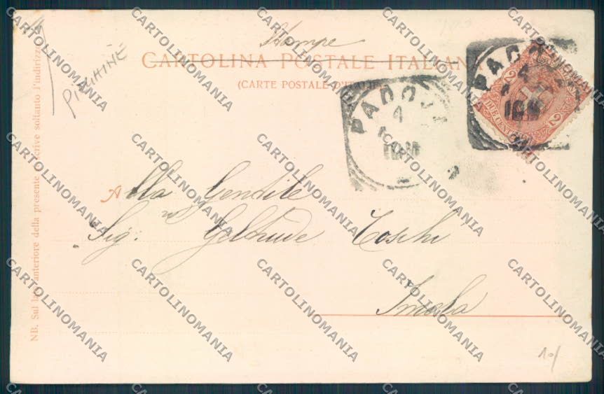 Padova Città PIEGHINA cartolina ZQ2087 – retro