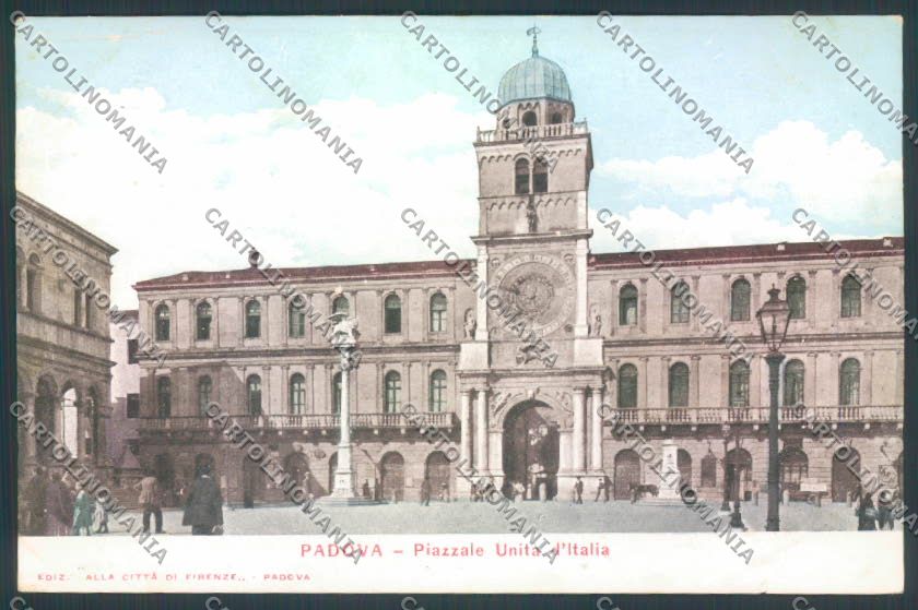 Padova Città Orologio PIEGA cartolina ZQ2098 – fronte