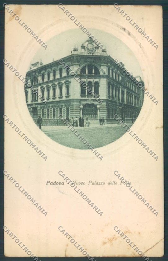 Padova Città Poste PIEGHE STRAPPO cartolina ZQ2106 – fronte