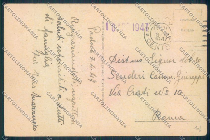 Padova Città Poste cartolina ZQ2107 – retro
