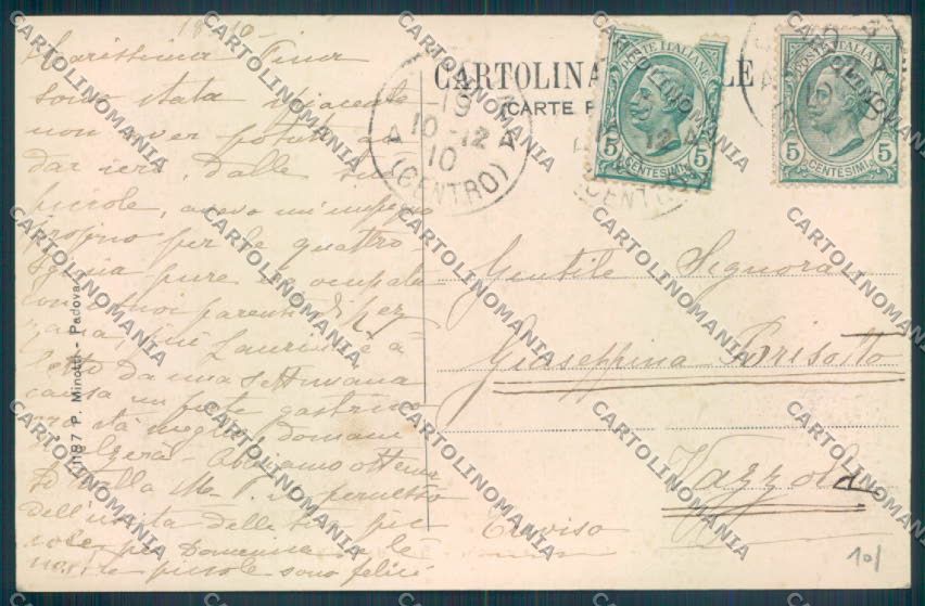 Padova Città Pedrocchi cartolina ZQ2117 – retro