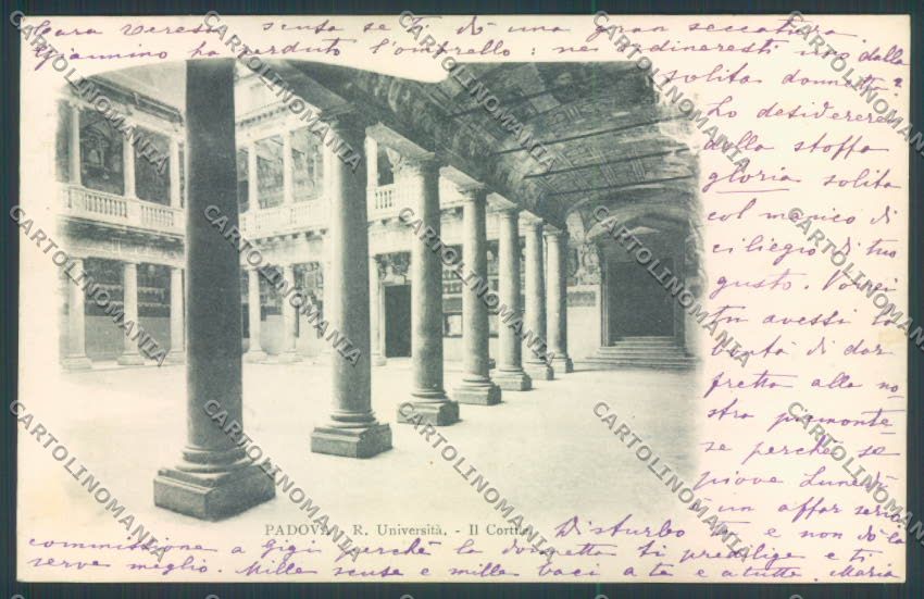 Padova Città Università PIEGA cartolina ZQ2129 – fronte