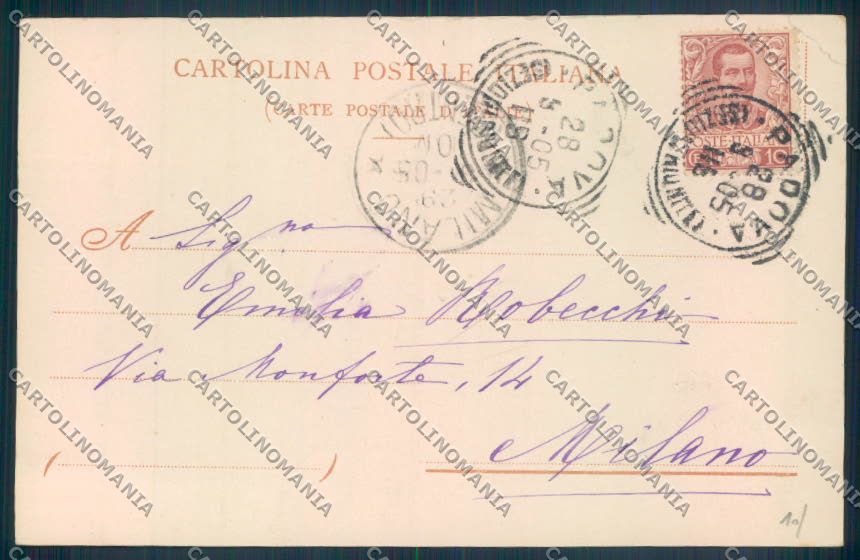 Padova Città Università cartolina ZQ2130 – retro