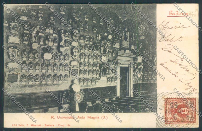 Padova Città Università cartolina ZQ2134 – fronte