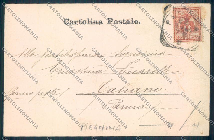 Padova Città Orologio PIEGHINA cartolina ZQ2138 – retro