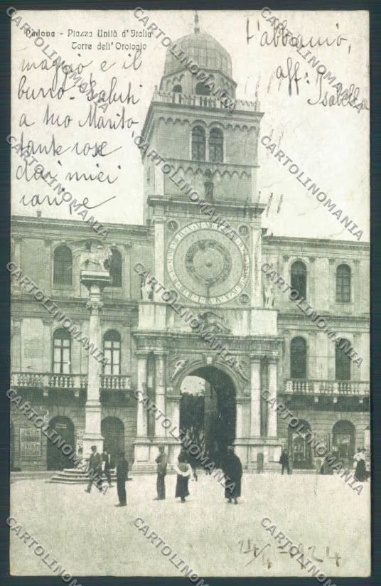 Padova Città Orologio cartolina ZQ2141 – fronte