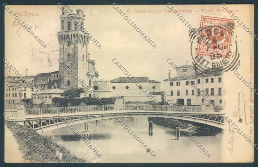 Padova Città Osservatorio Astronomico cartolina ZQ2148 – fronte