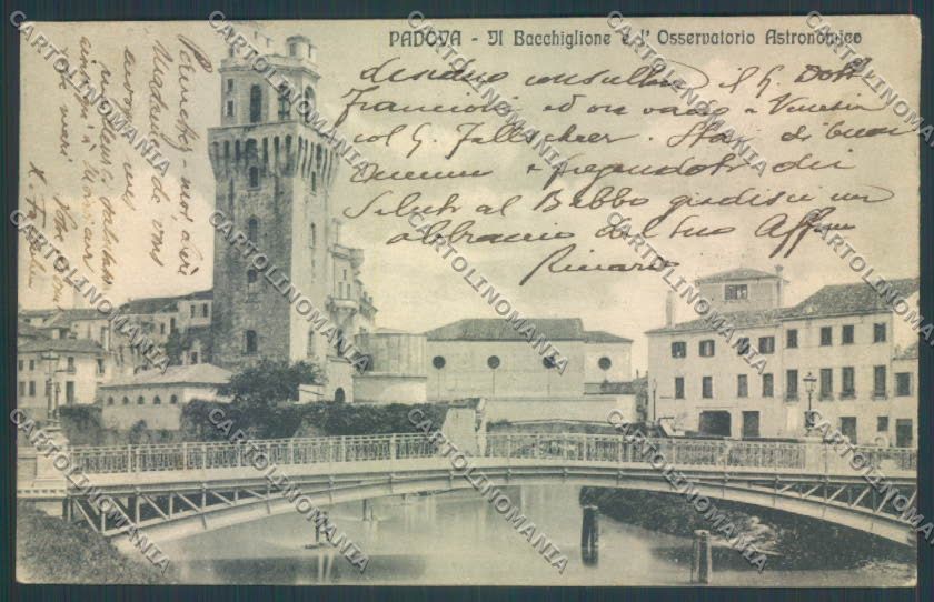 Padova Città Osservatorio Astronomico cartolina ZQ2153 – fronte