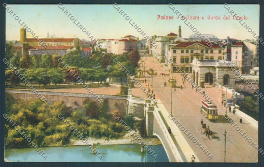 Padova Città Tram cartolina ZQ2155 – fronte