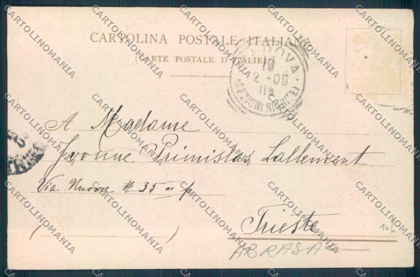 Padova Città ABRASA cartolina ZQ2156 – retro