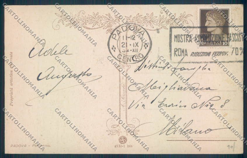 Padova Città Antonio da Padova cartolina ZQ2167 – retro