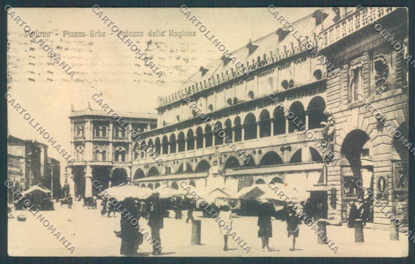 Padova Città Mercato PIEGA cartolina ZQ2186 – fronte