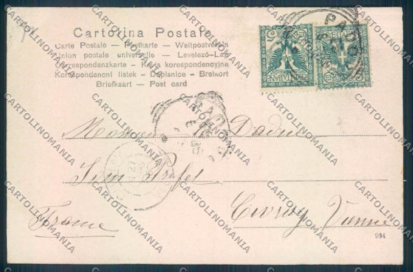 Padova Città Mercato cartolina ZQ2188 – retro