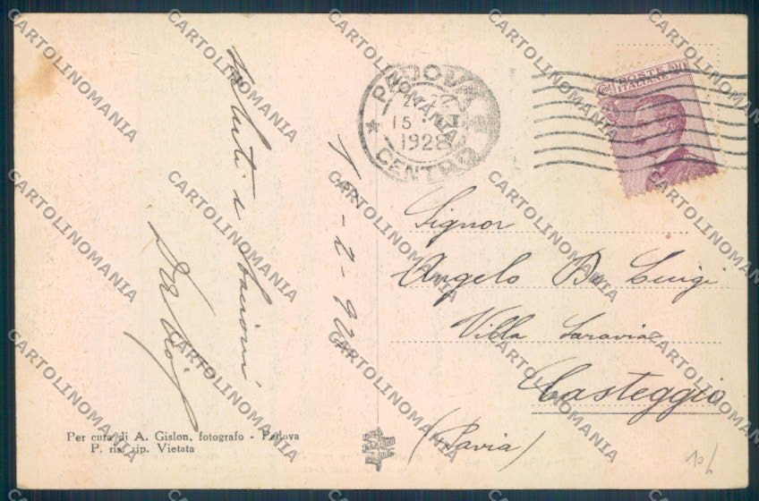 Padova Città cartolina ZQ2196 – retro