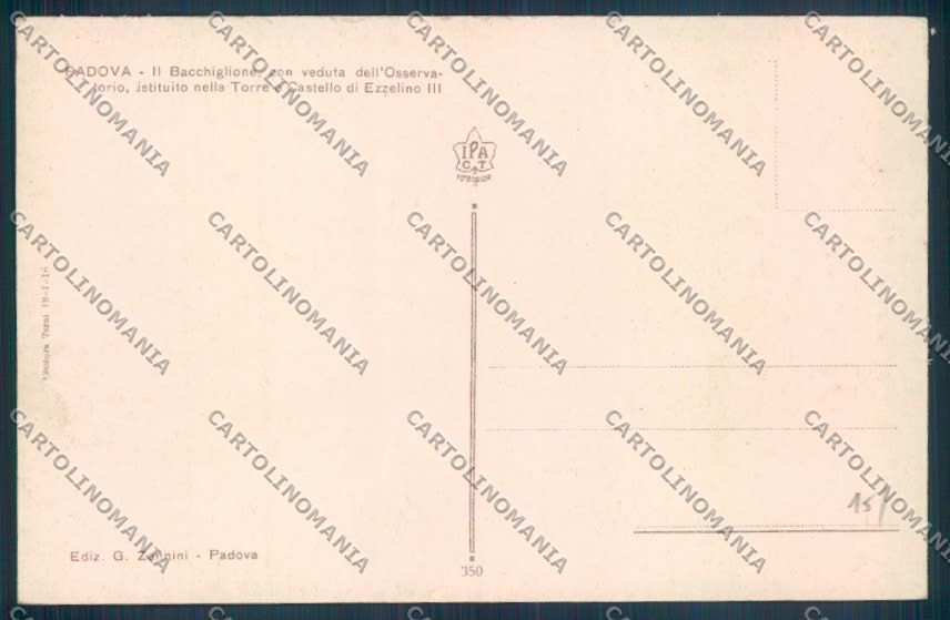 Padova Città Chiaro di Luna cartolina ZQ2230 – retro