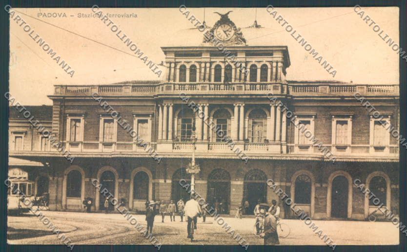 Padova Città Stazione STRAPPINI RIFILATA cartolina ZQ2251 – fronte