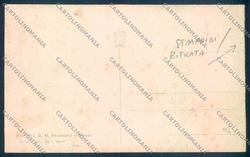 Padova Città Stazione STRAPPINI RIFILATA cartolina ZQ2251 – retro