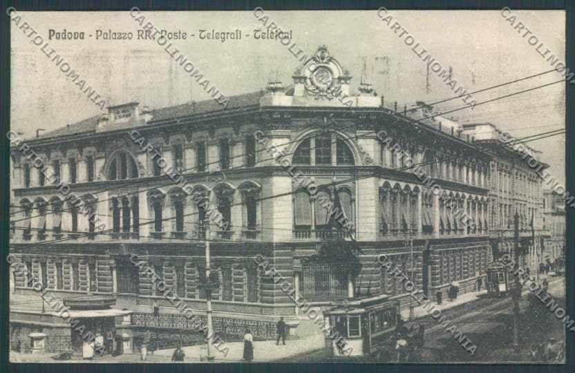 Padova Città Poste Tram cartolina ZQ2255 – fronte