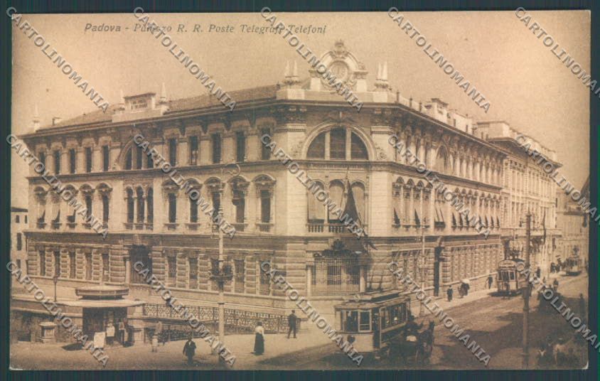 Padova Città Poste Tram cartolina ZQ2258 – fronte