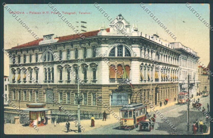 Padova Città Poste Tram cartolina ZQ2260 – fronte