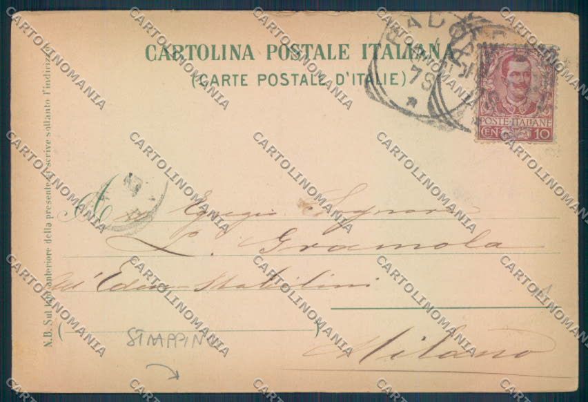 Padova Città Mercato STRAPPINO cartolina ZQ2282 – retro